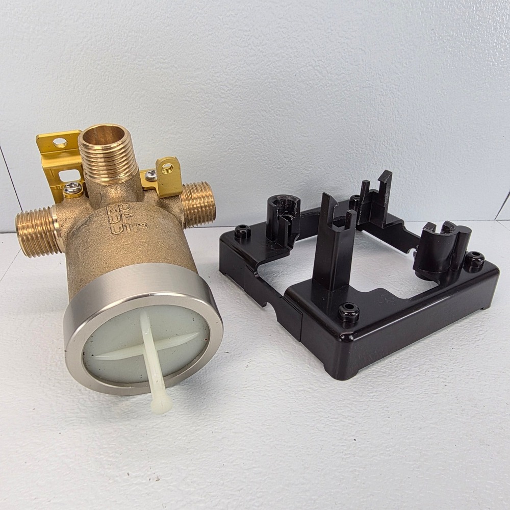 Mixing Rough In Valve Brass Mounting Bracket IPS PEX Universal Connection Delta‎